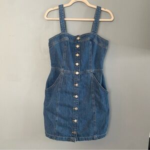 Levi's Blue Denim Mini Dress